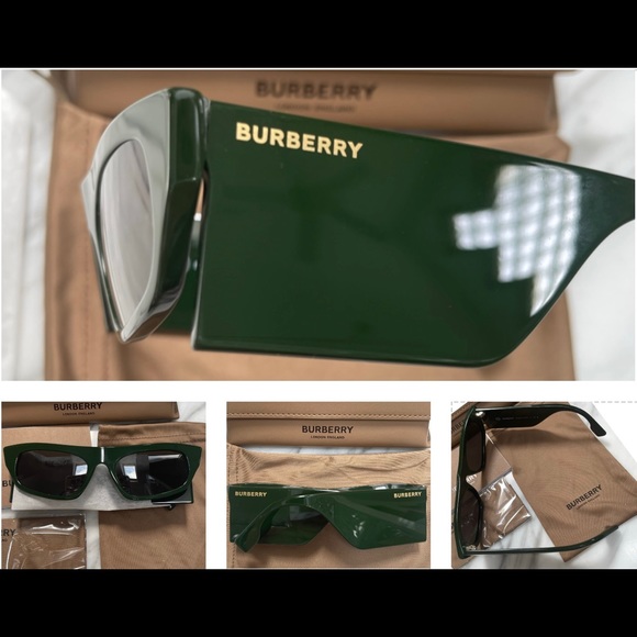 BURBERRY UNIQUE SUNGLASSES AT MILAN FASHION WEEK IN MILAN ON VICTORIA STELLA - Picture 7 of 16